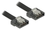 DeLock SATA III FLEXI čierna / Kábel / SATA - SATA / 1 m / 6 Gbit/s (83843)