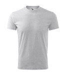 Klasické unisex tričko svetlo šedé XL