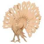Woodcraft CONSTRUCTION Kit Drevené 3D puzzle Páv