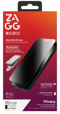 ZAGG Glass Elite Privacy 360 / Ochranné sklo / Apple iPhone 17 / Privacy filter / Antimikrobiálna úprava (200119885)