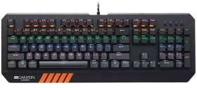 Canyon CANYON keyboard Hazard GK-6 RGB US/RU Wired Black