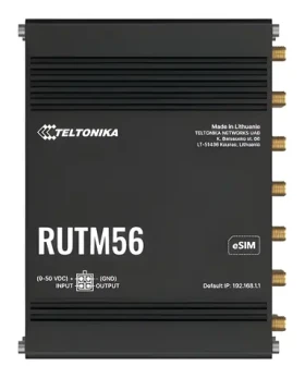 Teltonika RUTM56 / Router industriálny / Dual 5G 4G LTE / Wi-Fi 5 / Dual SIM eSIM / VPN (RUTM56000000)