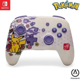 PowerA Vylepšený bezdrôtový ovládač Pokémon Pikachu Blossom / Bezdrôtový ovládač pre Nintendo Switch (NSGP0324-01)
