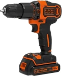 Blackamp;Decker BDCHD18KB / Aku Príklepová vŕtačka / 18V / 2x1.5Ah / 1400 ot-min / 21000 príklepov-min / 40 Nm (BDCHD18KB)