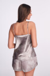 DÁMSKE SATÉNOVÉ PYŽAMO 005 Grey XL