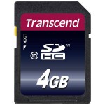 Transcend Premium pamäťová karta SDHC 4 GB Class 10; TS4GSDHC10