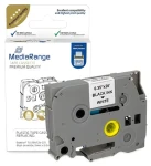 MediaRange kompatibilná páska s Brother TZ-221/TZe-221 čierna/biela / Páska do štítkovača / šírka 9 mm / dĺžka 8 m (MRBTZ221)