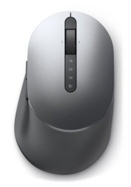 DELL MS5320W sivá / Bezdrôtová optická myš / 1600dpi / 7 tlačidiel / 2.4Ghz / Bluetooth / 1x AA batéria (570-ABHI)
