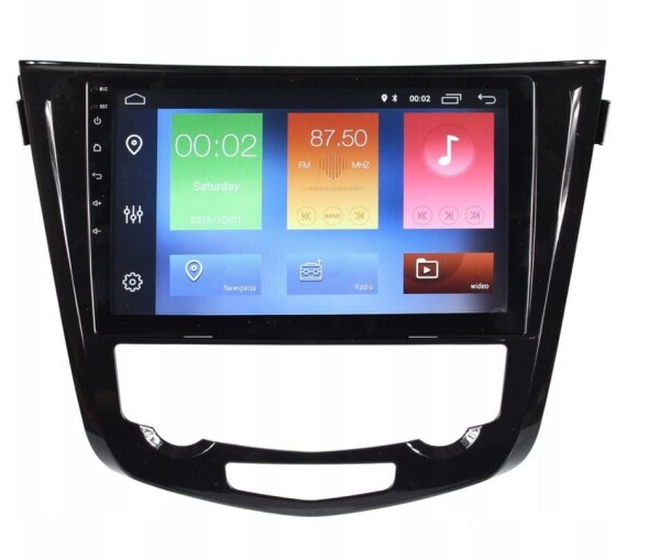 NoName Radio Navigácia GPS Nissan Qashqai X-Trail 2014+ Android klima automatyczna
