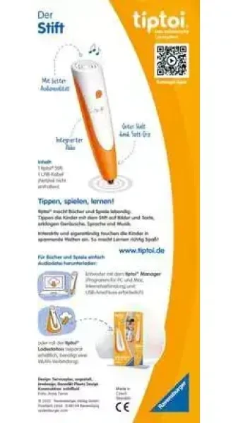Ravensburger tiptoi The Pen oranžová/biela