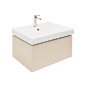 Kúpeľňová skrinka s umývadlom SAT Feel 60x30x46 cm pieskovo béžová mat SATFEEL60BEU1B SATFEEL60BEU1B