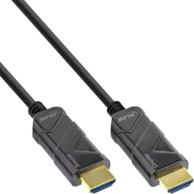 InLine HDMI AOC 8K4K čierna, 15 m / Kábel HDMI / Aktívny optický / HDMI Typ A - HDMI Typ A (17915I)