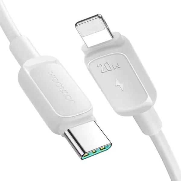 Joyroom Multi-Color Series A14 Nabíjací kábel USB-C (M) - Lightning (M) 20W 1.2m biela (6956116748487)