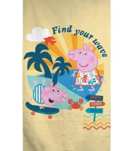 Jerry Fabrycs Peppa Pig AYM074567 osuška žltá 70x140