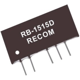 RECOM RB-2415D DC / DC menič napätia, DPS 24 V/DC 15 V/DC, -15 V/DC 33 mA 1 W Počet výstupov: 2 x; RB-2415D