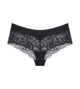 Dámske body Make-Up Illusion Lace Shorty - BLACK - black 0004 - TRIUMPH BLACK 46