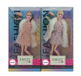 Mamido Mamido Bábika Emily Módna klasická s doplnkami 30 cm
