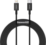 Baseus Kábel Lightning čierna 20W