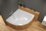 Rohová vaňa Laguna Syntia Plus 150x150 cm akrylát ľavá aj pravá SY1500PLUS SY1500PLUS
