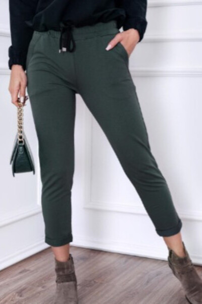 Dámske nohavice LENA DARK OLIVE XL