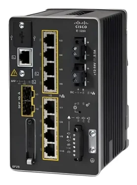 Cisco Catalyst IE3200 Rugged Series / Priemyselný switch / Pevná konfigurácia / PoE / Network Essentials (IE-3200-8P2S-E)