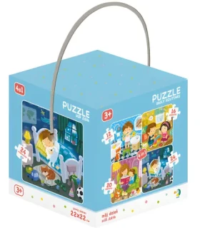 DODO Puzzle Môj deň 4v1