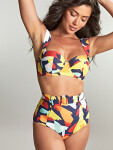 Swimwear Puglia High Waist Belted Brief Puglia print SW1845