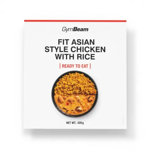 FIT Kurča s ryžou na ázijský spôsob Ready to eat - GymBeam (6 x 420 g) (74365-2-6x420g)