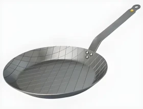 De Buyer Mineral B Element steaková panvica 24 cm / Panvica / Oceľ (5616.24)