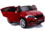 Mamido Elektrické autíčko BMW X6 M dvojmiestne XXL lakované červené