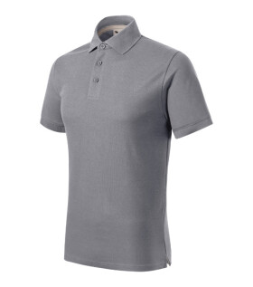 Pánske polo tričko Prime (GOTS) strieborné M