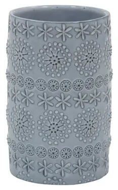 SPIRELLA kelímok na zubné kefky RELIEF sivý / porcelán