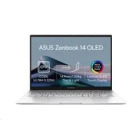 Asus Zenbook 14 strieborná / Notebook / 14" WUXGA OLED T / Intel Core Ultra 5 225H / 16GB / 512GB SSD / Intel Arc 130T (UX3405CA-OLED577WZ)