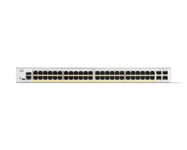 Cisco Catalyst 1300-48P-4G / Prepínač / L3 / riadený / 48× GbE PoE+ / 4× SFP (C1300-48P-4G)