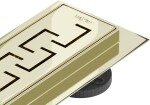 MEXEN/S - Flat M15 odtokový žľab 100 cm zlatý 1524100-15