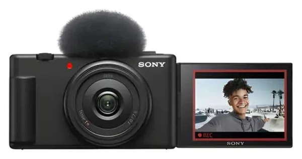 Sony ZV-1F / Vlogovací fotoaparát / širokouhlý objektív 20mm / výklopný LCD displej (ZV1FBDI.EU)