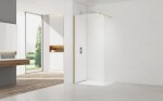 Sprchová zástena Walk-in 130 cm SAT zlatá lesklá SATBWI130PRZ SATBWI130PRZ