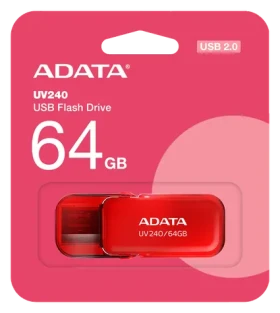 ADATA UV240 64GB červená / Flash disk / USB 2.0 (AUV240-64G-RRD)