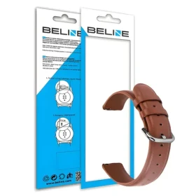 Beline Elegance hnedý / Remienok pre chytré hodinky / šírka 22mm / eko koža