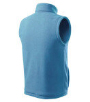 Ďalšia fleecová vesta unisex azure blue XS