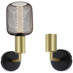 Paulmann Ravi 71137 nástenné svetlo E27 čierna (matná), zlatá; 71137