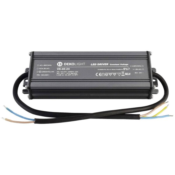 Deko Light IP, CV, V6-40-24 LED driver konštantné napätie 40 W 0 - 1670 mA 24 V; 872083