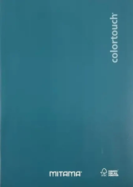 Mitama Color Touch tmavo zelená / Školský zošit / A5 / štvorčekový / 40 +2 listov (62003-90231)