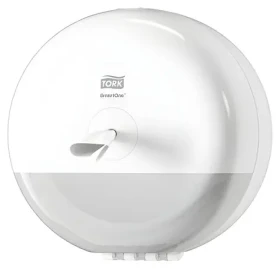Tork SmartOne Mini biela / Zásobník na toaletný papier / Systém T9 / 21,9 x 21,9 x 15,6 cm (681000)