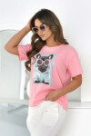 BLÚZKA FRANCISCA OFF PINK BLUE M