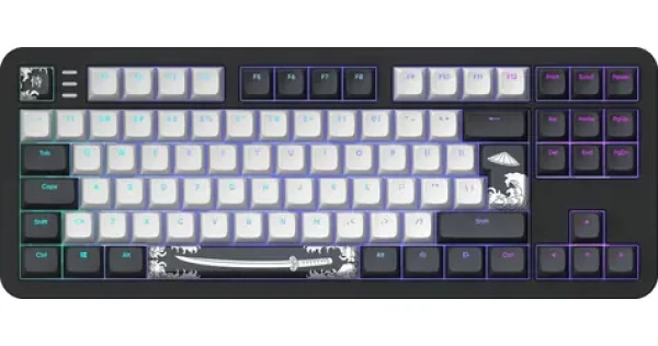 Dark Project ALU87B Bushido / Herná klávesnica mechanická / G3Ms Moonstone / RGB / USB / ISO Layout (DPKB_BUSHIDO_87_ISO)