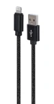 Kábel USB-A - Lightning (8pin) opletený / Nabíjací a dátový kábel / USB-A (M) - 8pin (M) / 1,8 m (CCDB-mUSB2B-AMLM-6)