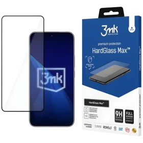 3mk HardGlass Max čierna pre Honor 400 / Tvrdené sklo / Celoplošné / 9H