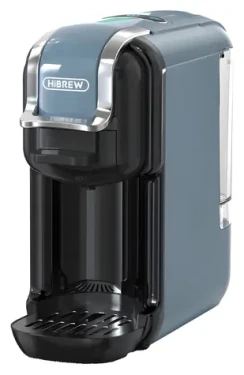 HiBREW H2B sivá / Kávovar na kapsule 5v1 / Nespresso, Dolce Gusto, Kcup, ESE / 19 bar / 1450 W (H2B-grey)