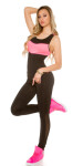 Trendy KouCla Workout jumpsuit with mesh